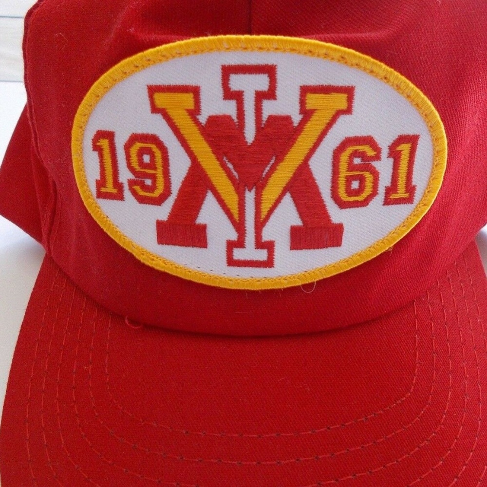 Men's Red SnapBack Baseball Cap Hat